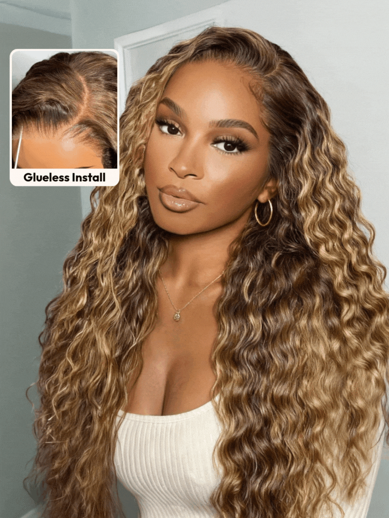 UNice 13x4 Pre-Everything™ Wig With Loose Wave Face-Framing Layers And Side-Swept Bangs