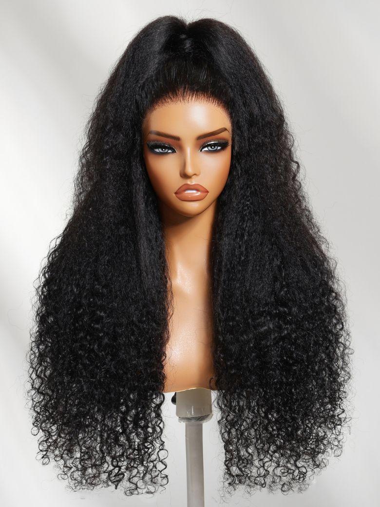 UNice 13x4 Pre-Everything™ Kinky Blowout to Burmese Curly Wig WIith Invisi Drawstring