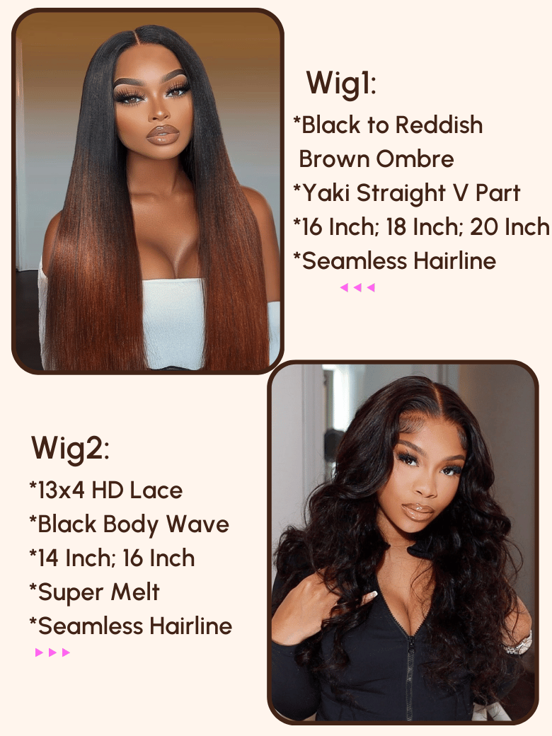 From $189 Get 2 Wigs | $200 OFF 24H Limited Time Sale