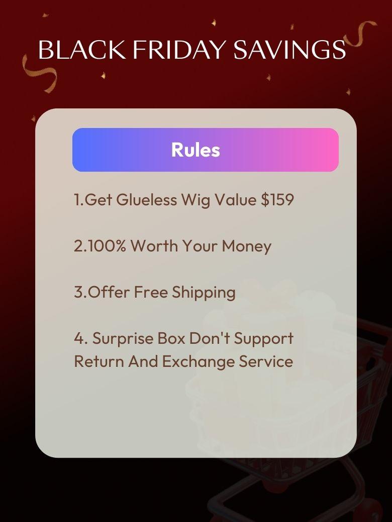 UNICE $59 Surprise Box Win 24 Inch Bye-Bye knots Wig Value $159-$219