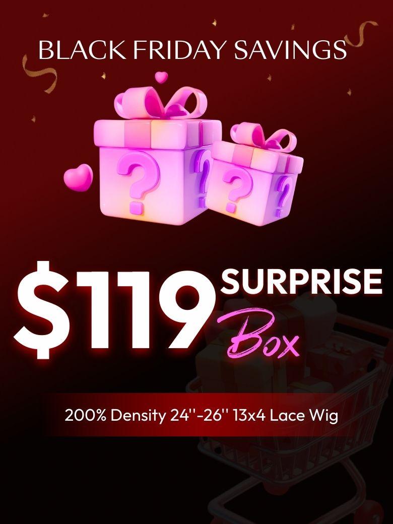 UNICE $59 Surprise Box Win 24 Inch Bye-Bye knots Wig Value $159-$219