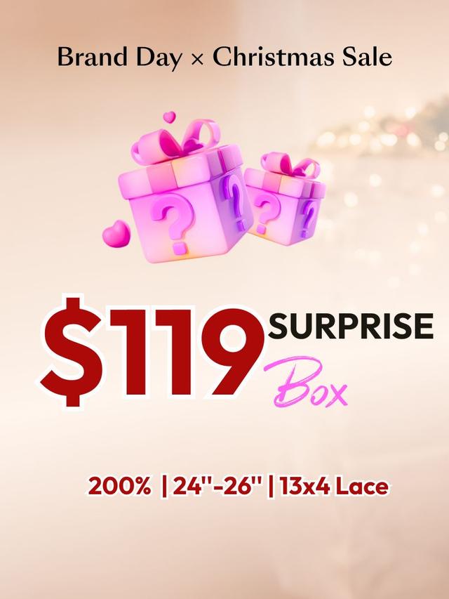 UNICE $59 Surprise Box Win 24 Inch Bye-Bye knots Wig Value $159-$219