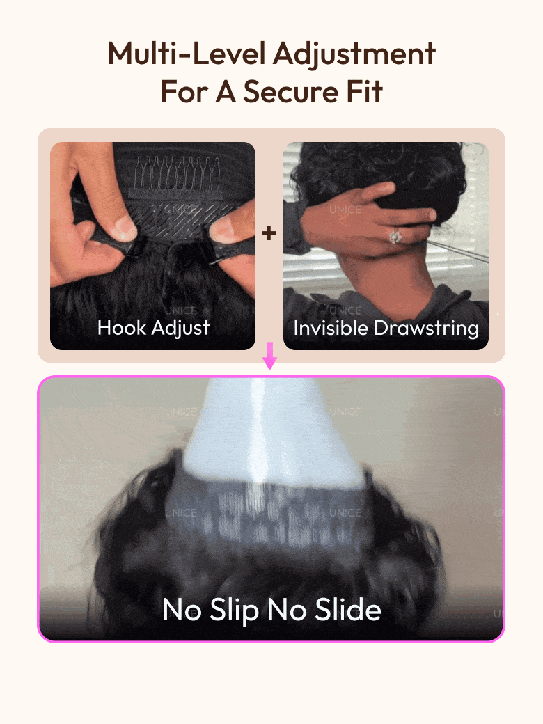 [Daily Classic] UNice Water Wave Glueless Headband Wig for Healthcare Workers | Comfortable, Secure, and Effortless All-Day Wear for Busy Shifts