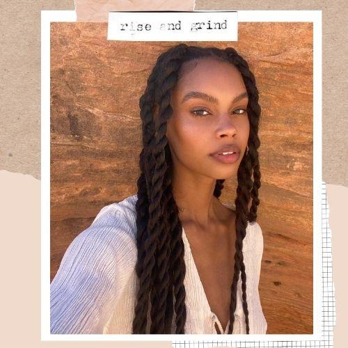 chunky twist hairstyles