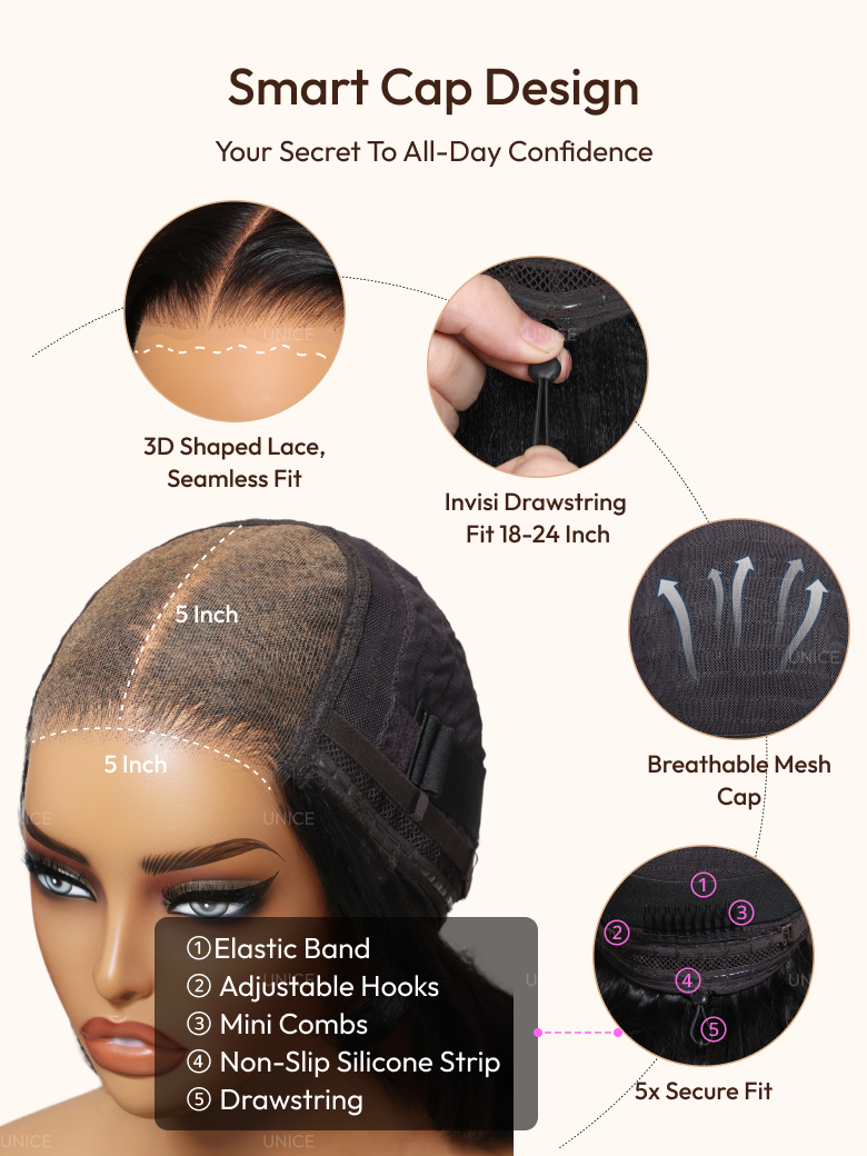 [BOGO For All] 7x5 & 13x4 Pre Everything Transparent Lace Glueless Body Wave Wig