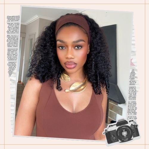 Headband Medium Length Look