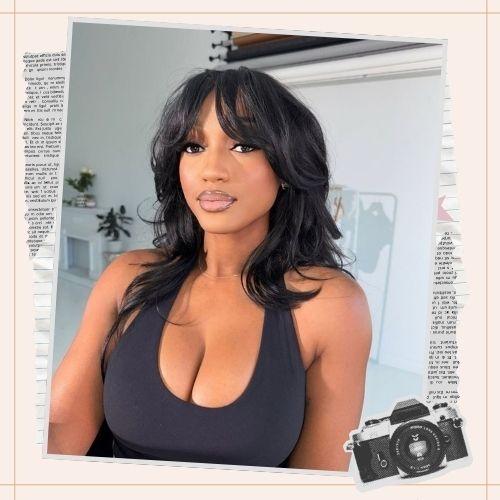 Medium Length Shaggy Hair Cut