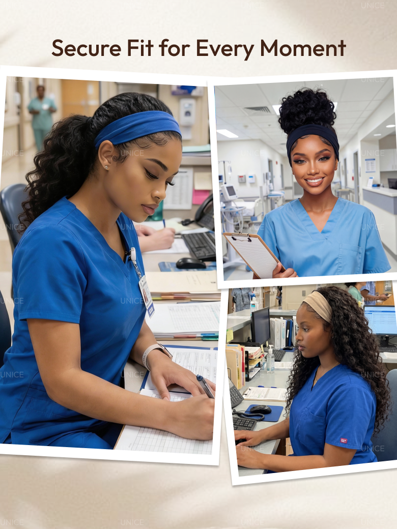 [Daily Classic] UNice Water Wave Headband Glueless Human Hair Comfy Wig With Invisi Drawstring for Effortless Up-Do & Secure All-Day Wear