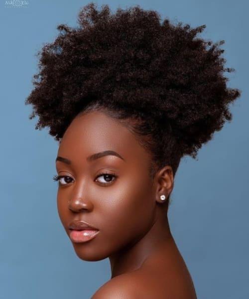 High Puff for Black Woman