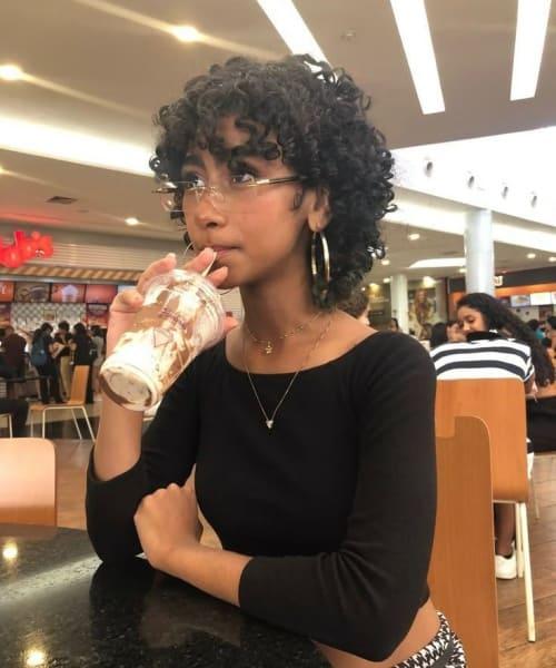 Short Curly Hair for Black Woman