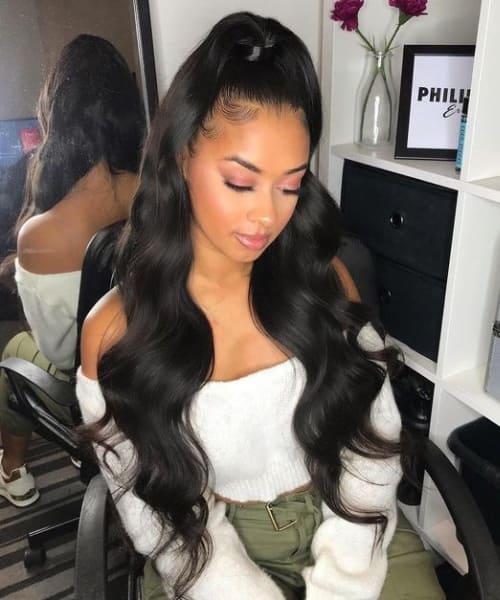 Half Up Half Down Hair for Black Woman