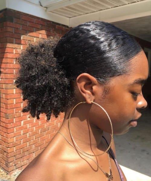 Low Puff for Black Woman