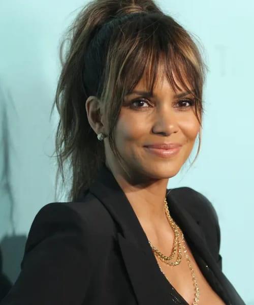 Halle Berry High Ponytail