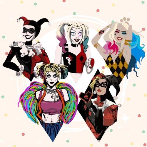 harley quinn hair color