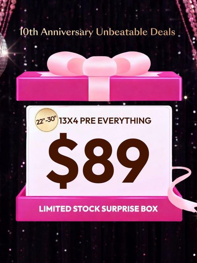 UNICE $79 Surprise Box Randomly Get 24''-28'' 7x5 Bye Bye Knots Value $299-$399