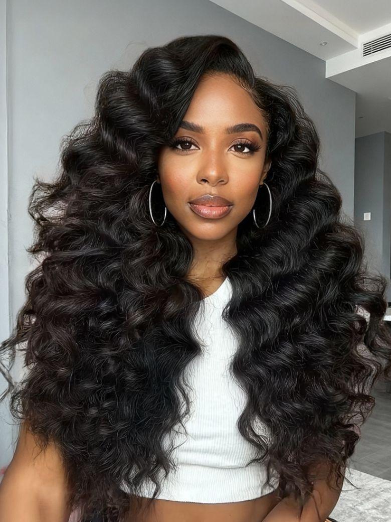 UNice InvisiBlend™ V part Kinky Straight Natural Black Wig Protect Your Natural Hair