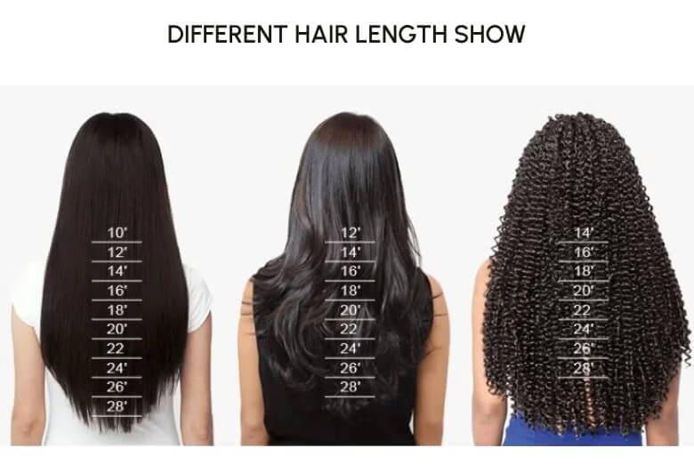 20 Inch Brazilian Hair Length