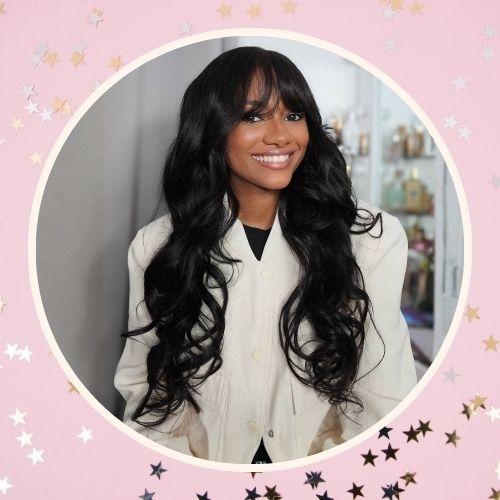 Curtain Bangs and Soft Waves