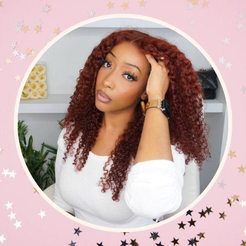 Reddish Brown Curly Hair