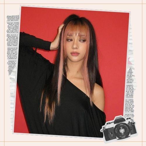 Pink Highlights Hair Megan in Katseye