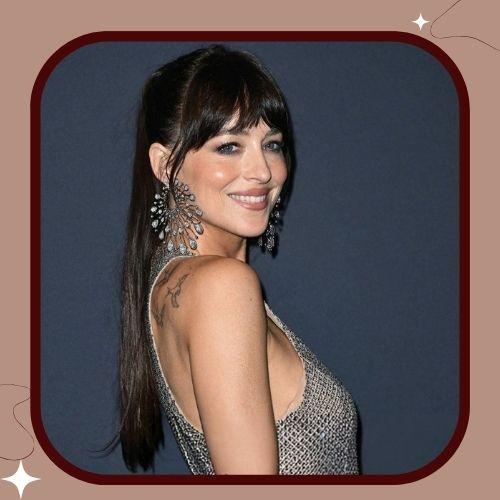 Dakota Johnson Ponytail Hair