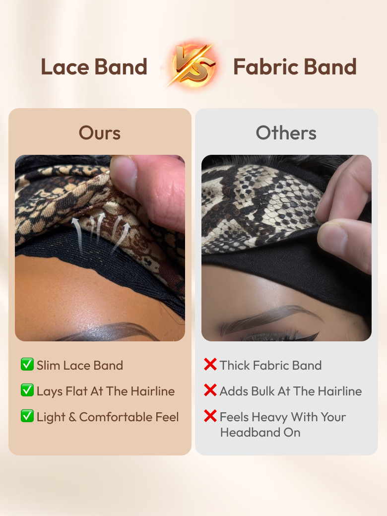 UNice Headband Wig Water Wave Glueless for Healthcare Workers | Comfortable, Secure, and Effortless All-Day Wear for Busy Shifts