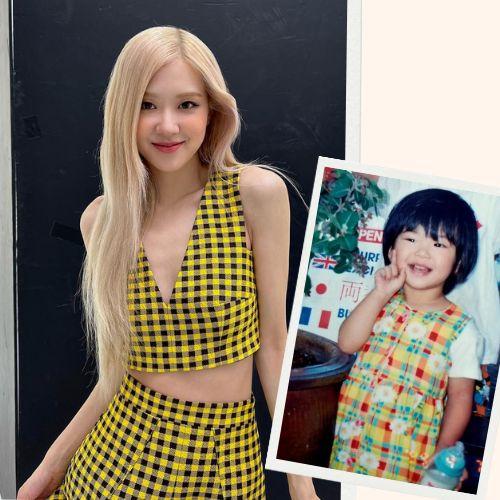 Rosé's natural hair color