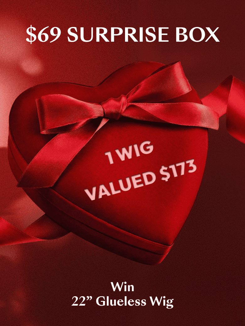 UNICE $69-$99 Surprise Box Win 22 Inch Glueless Wig Value $173