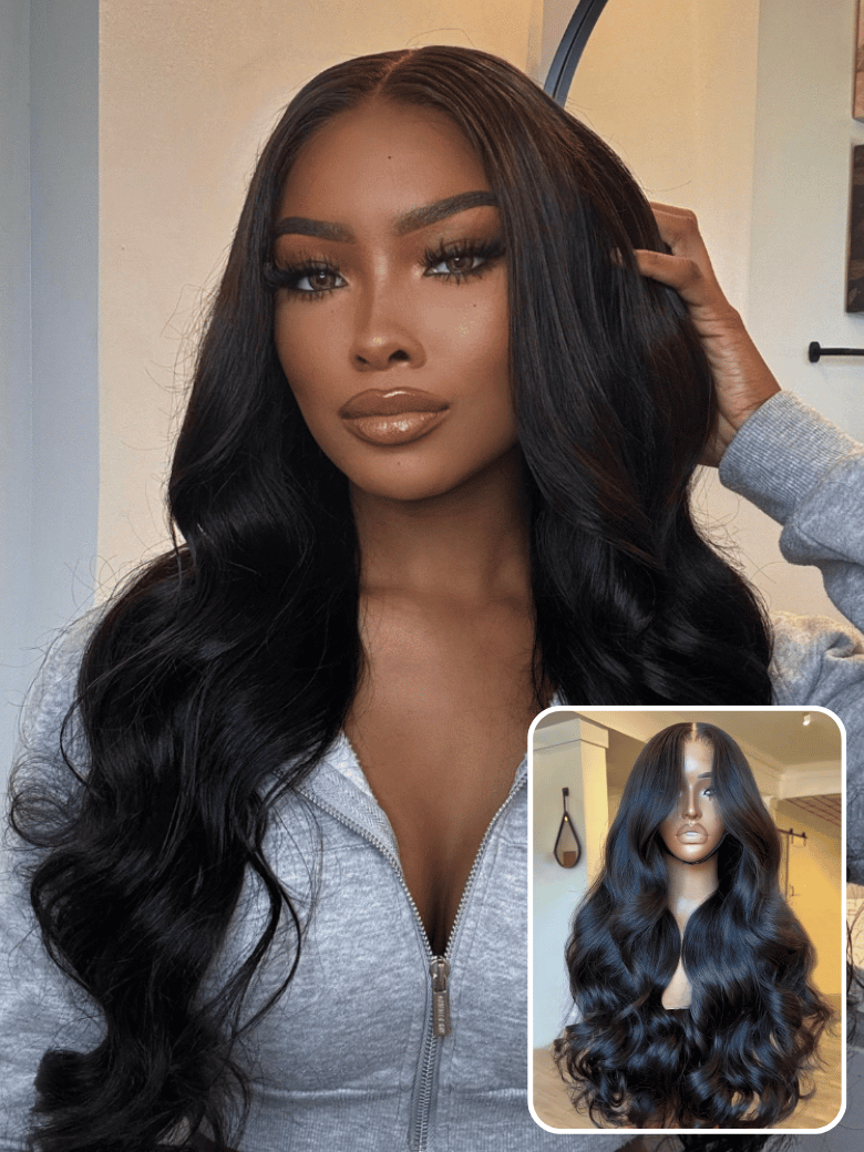 [Free Wig For All Length] 13x4 HD Lace Pre-Everything™ Body Wave Wig – Pull & Go Fit Ear-to-Ear with Invisi Drawstring