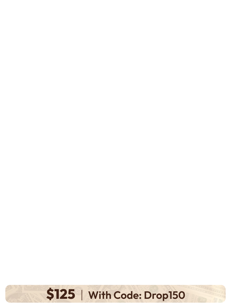 18"-22" Drawstring Defined Deep Wave Bye-Bye Knots™ 7x5 Lace Natural Black Wig