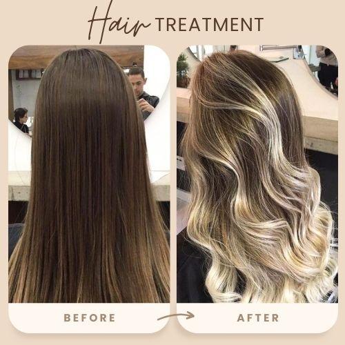 hair perm and hair dye