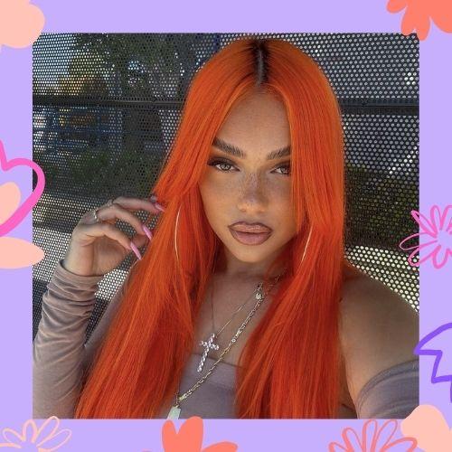 Beautiful Orange Hair Color