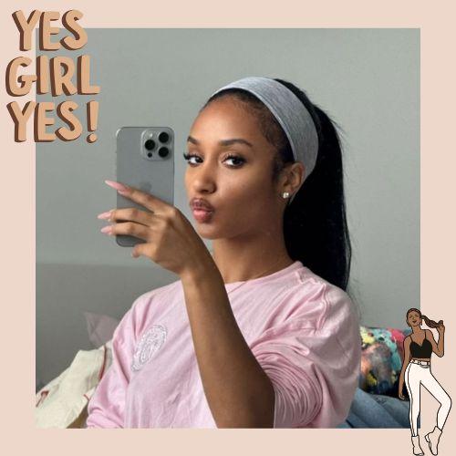 High Ponytail for the gym