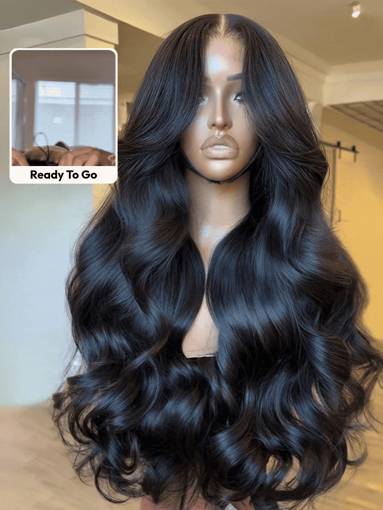13x4 HD Lace Bye-Bye Slip Body Wave Wig – Pull & Go Fit Ear-to-Ear with Invisi Drawstring