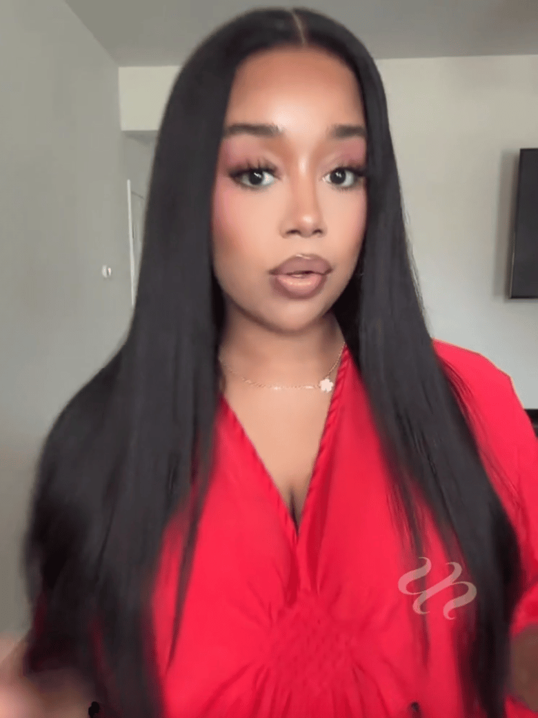 7x5 Bye Bye Slip™ Yaki Straight Black Glueless Wig With Invisible Drawstring