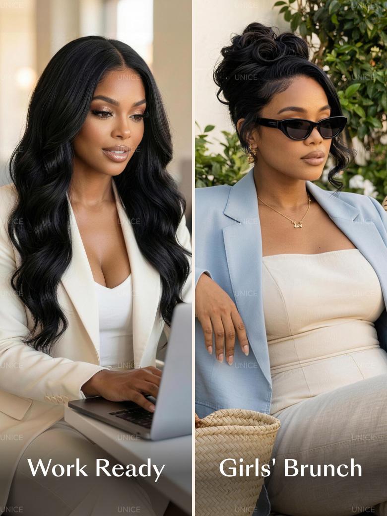 13x4 HD Lace Pre-Everything™ Body Wave Wig – Pull & Go Fit Ear-to-Ear with Invisi Drawstring