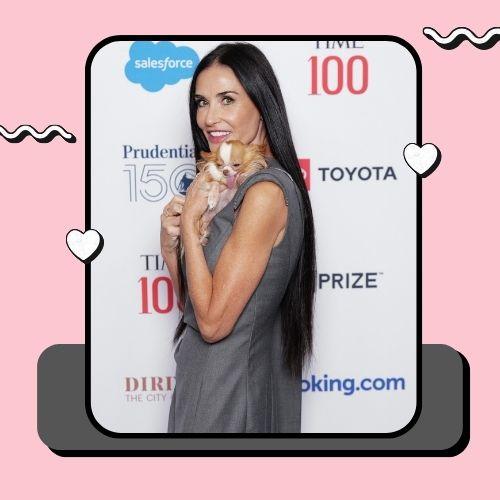 Demi Moore Straight Hair