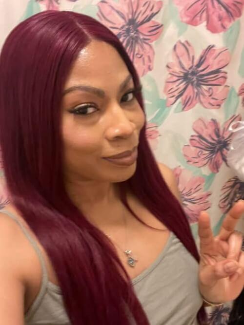 plum burgundy summer hair color