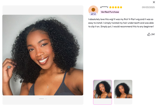 unice Kinky Curly