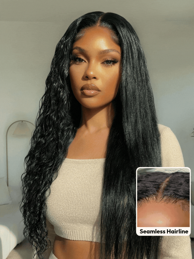 UNice 13x4 Pre-Everything™ Wig With Loose Wave Face-Framing Layers And Side-Swept Bangs