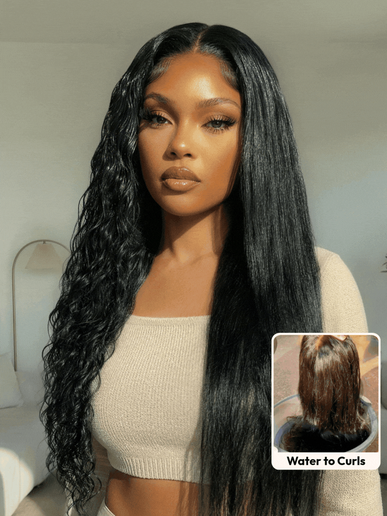 UNice 13x4 Pre-Everything™ Wig With Loose Wave Face-Framing Layers And Side-Swept Bangs