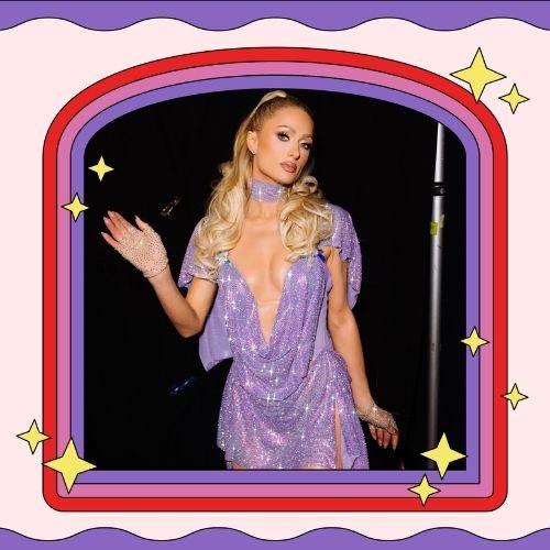 Paris Hilton Half-Up, Half-Down Hair