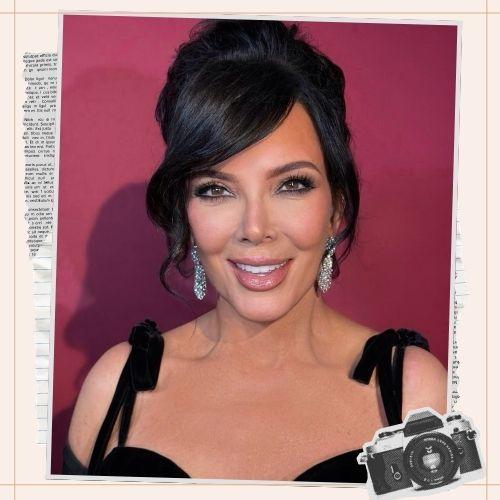kris jenner with long hair