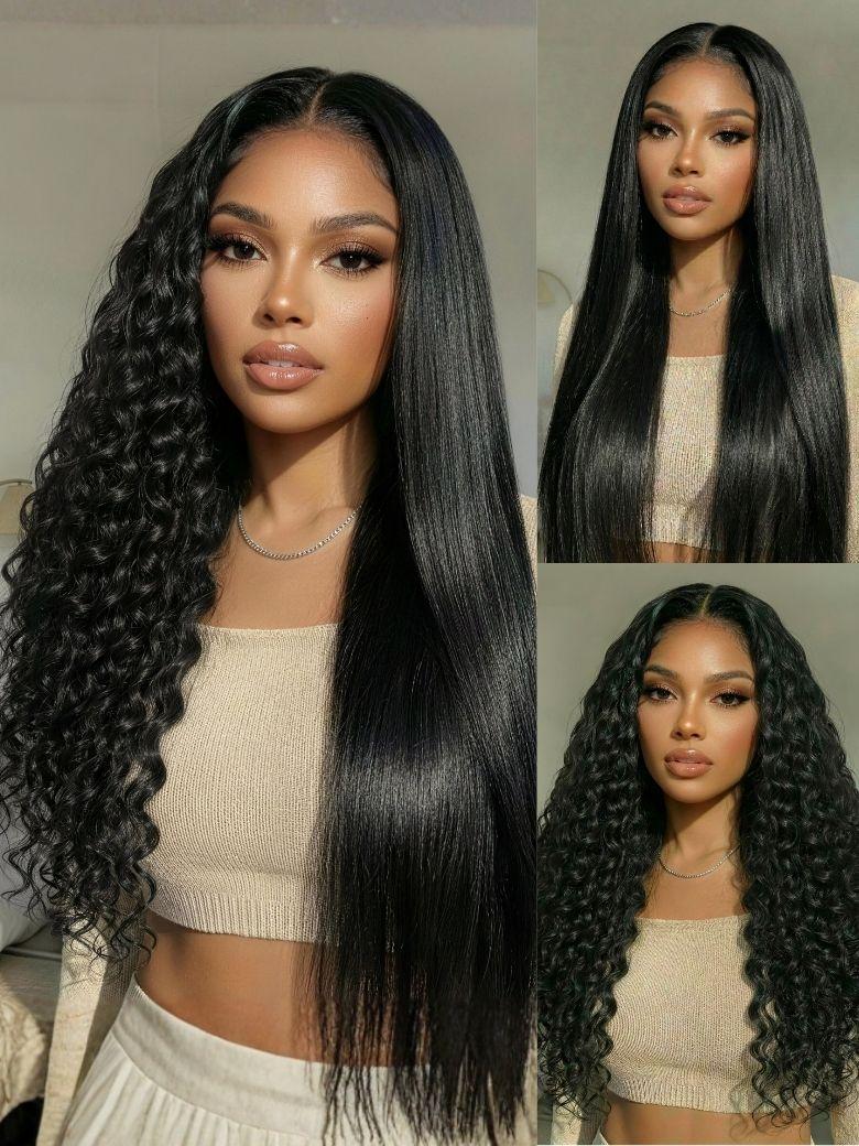 UNice 13x4 Pre-Everything™ Wig With Loose Wave Face-Framing Layers And Side-Swept Bangs