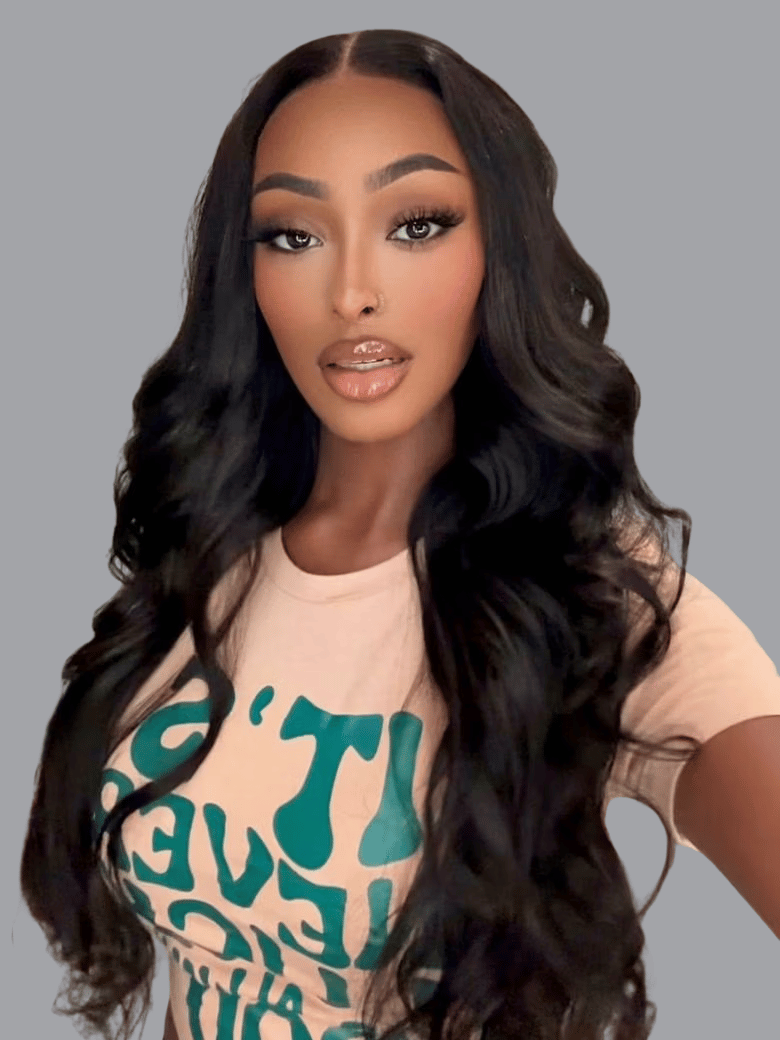 UNice 13x4 HD Lace Frontal 250% Density Raw Human Hair Body Wave 200% Density Wig