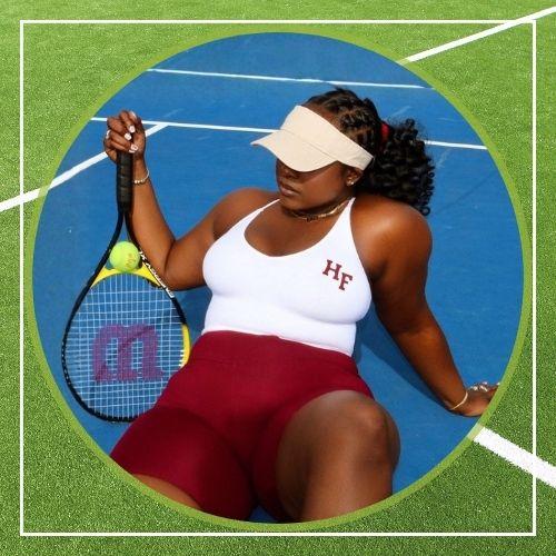 Box Braid hairstyles for tennis