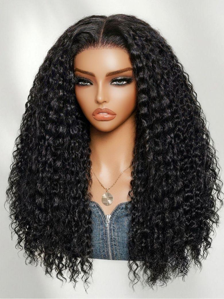 UNice 7x5 Bye-Bye Knots™ & 13x4 Pre-Everything™ Lace Frontal Purple Black Cherry Layered Straight & Loose Wave With Invisi Drawstring Wig