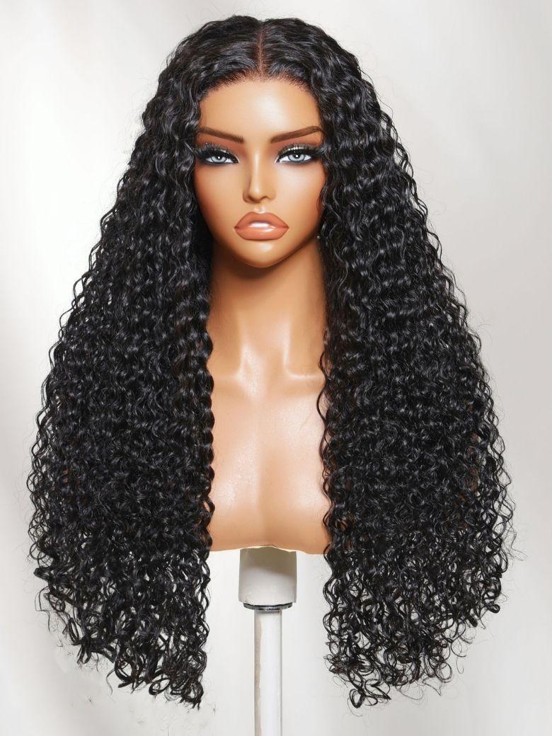 UNice 7x5 Bye-Bye Knots™ & 13x4 Pre-Everything™ Lace Frontal Purple Black Cherry Layered Straight & Loose Wave With Invisi Drawstring Wig