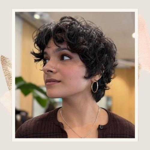 Bixie Haircut Curly Hair