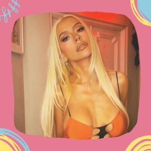 Christina Aguilera Layered Hair